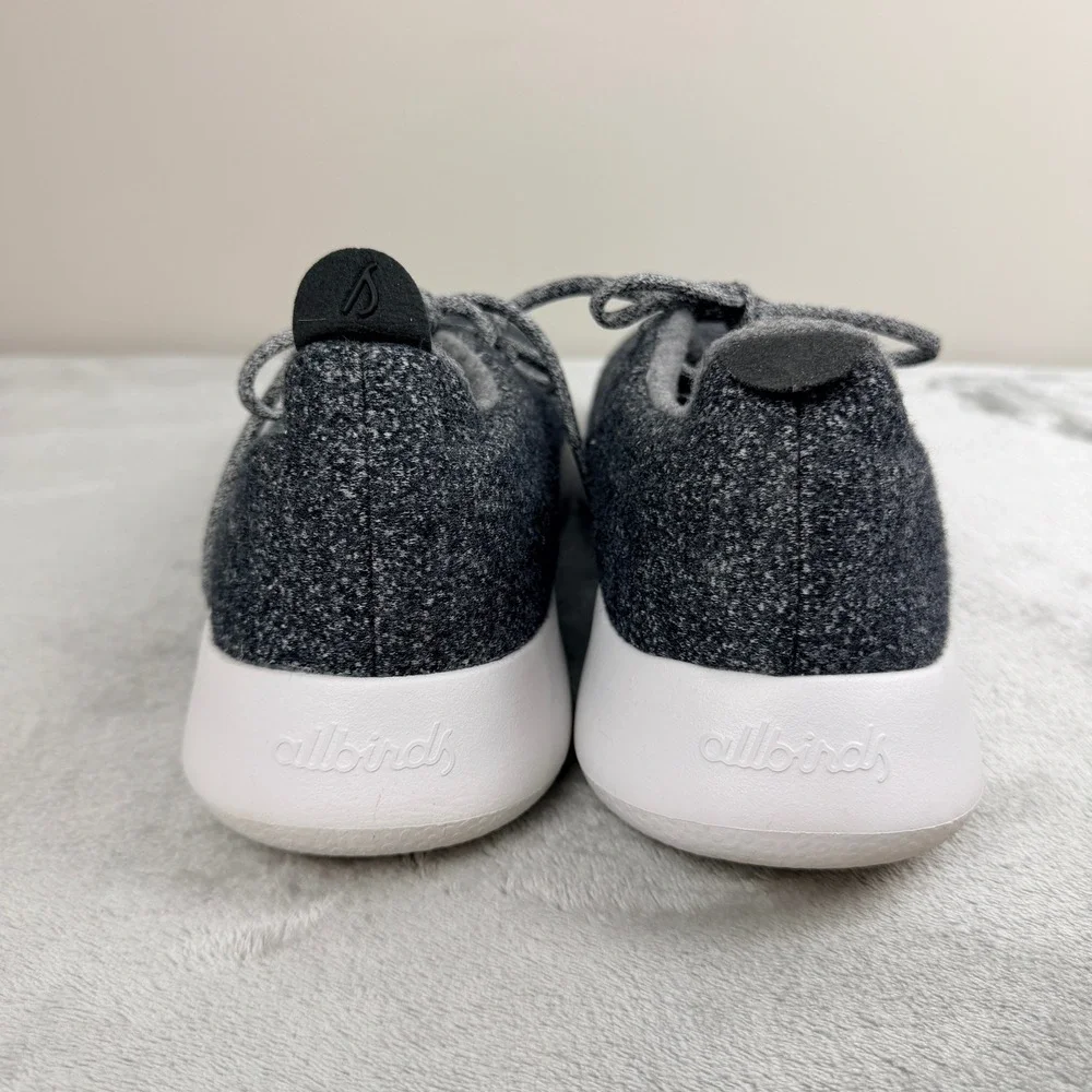 Allbirds‎ Mens Wool Runners Charcoal Grey White Sole Sneakers WR3MNCW140 Size 14